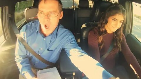 Hailie Deegan Shocks DMV Instructor - YouTube