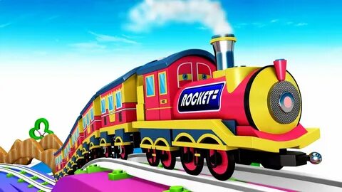 Choo Choo Cartoon Toy Train for Children Fun Educational Vid