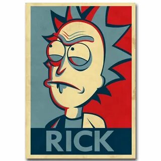 $5.59 - Rick And Morty Cartoon Silk Poster 13X20 Inch 017 #e