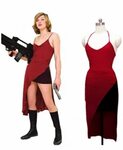 Resident Evil Alice Red Dress Cosplay costume: купить с дост