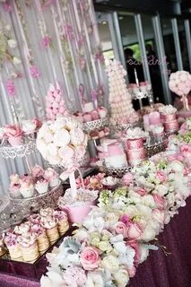 ideas-mesas-de-postres-quinceanera-rosa-2 Ideas para Fiestas