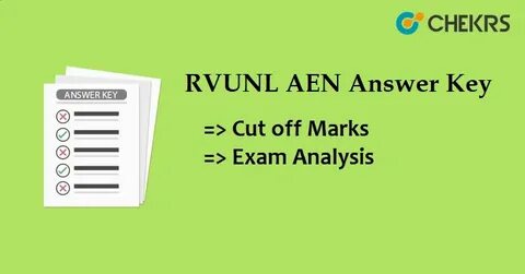 RVUNL AEN Answer Key 2022 - JVVNL Asst Engineer Exam Analysi