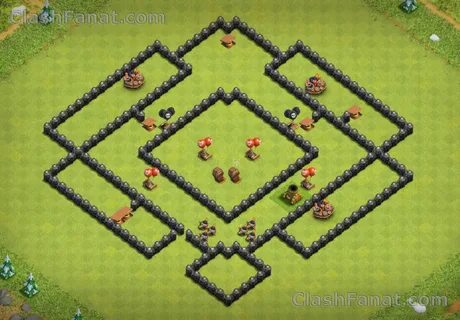 Расстановка ТХ 8 Clash of Clans - Базы для 8 ТХ