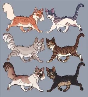 Adopts 7 OPEN by headlessPINE on DeviantArt Warrior cat draw