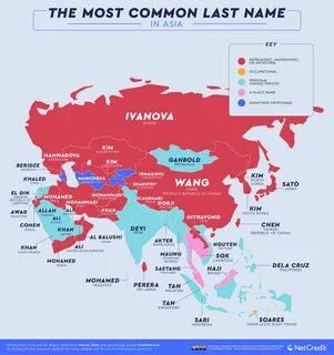 The Most Common Last Name in Every Country - NetCredit Blog