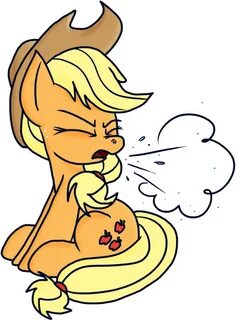 Apple Pony Sneeze By Psfforum - Cartoon - (789x1013) Png Cli