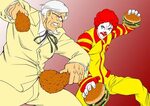 KFC vs McD fanart from Japan - Album on Imgur