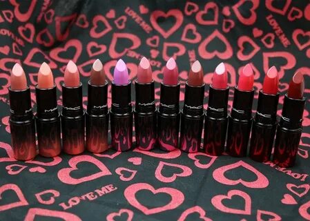 MAC Love Me Lipstick Collection Lipstick collection, Lipstic
