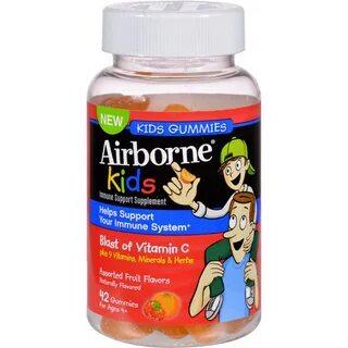 Buy Airborne Vitamin C Gummies For Kids - Fruit - 42 Count O