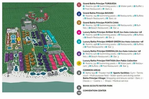 Punta cana, Bahia, Punta cana map