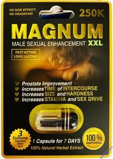 Magnum Black 250K XXL Male Sexual Enhancement Herbal Pill