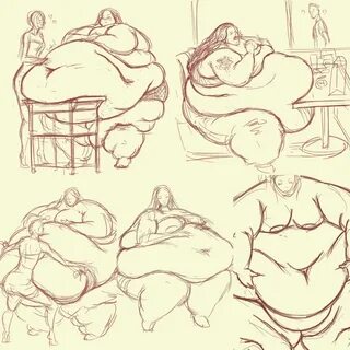 Ray-Norr on Twitter: "Some days you just want to draw some gigantic bellies... h
