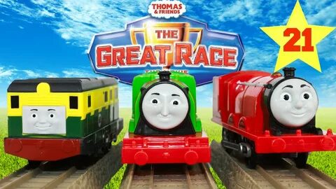 THOMAS AND FRIENDS THE GREAT RACE #21 TRACKMASTER HENRY OF S