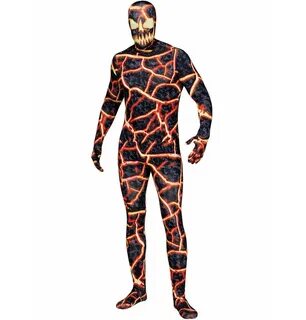 Disfraz de monstruo de lava para hombre Talla Estándar