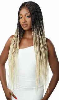Knotless Triangle Part Braids - Outre