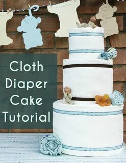 Cloth Diaper Cake Tutorial With Video - The Eco-Friendly Fam