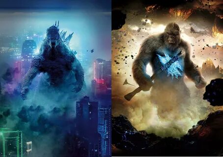 Godzilla Vs Kong Poster 2021 Textless