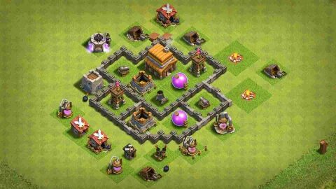 30+ Best Town Hall 4 Base Links (War,Farming) 2022 (New!