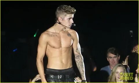 Justin Bieber Strips Down Shirtless for 'Believe' Brisbane C