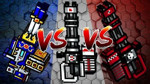 Pixel Gun 3D - Excalibur VS Champion Peacemaker VS Automatic