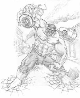 Drawn hulk hulk smash - Pencil and in color drawn hulk hulk 