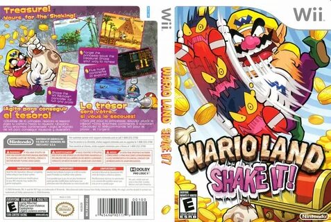 Wario Land Shake It - NTSC USA Wii- Nintendo Wii Game Covers