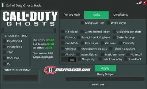 Pin on Call Of Duty Ghosts Cheat Hacker 2017 No Survey Free 