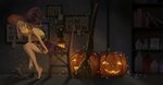 Wallpaper ID: 113910 / Halloween, pumpkin, anime girls, anim