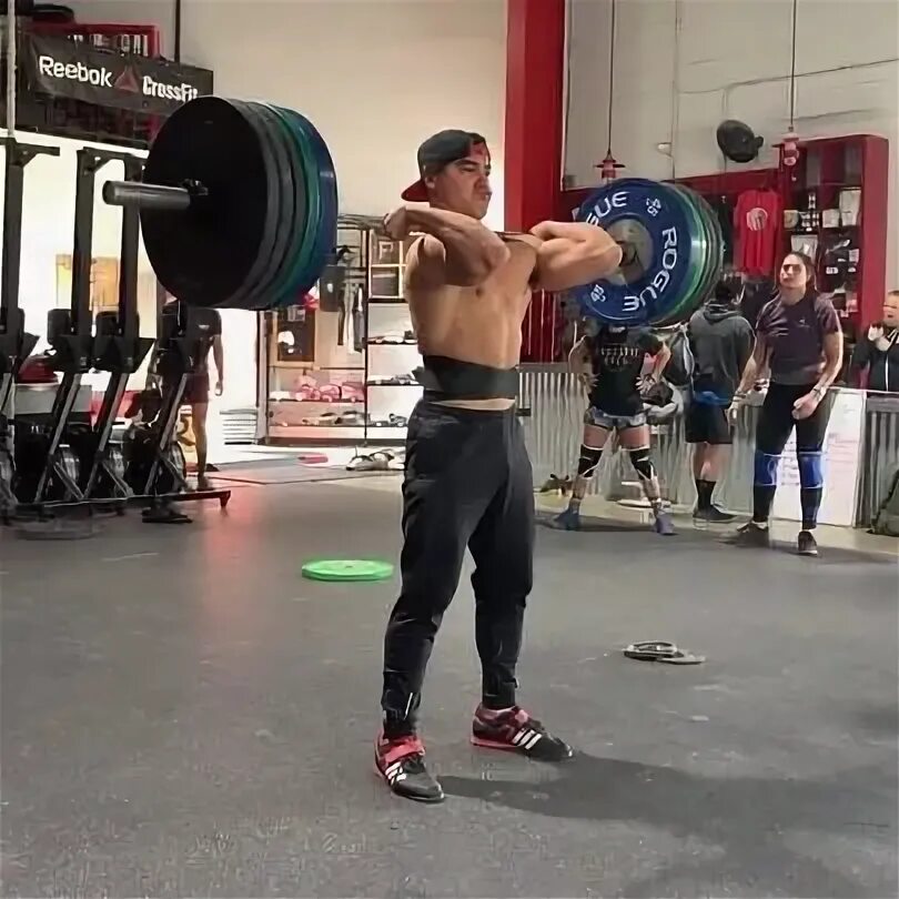 Jordan Buhat บ น Instagram: "That’s a PR Clean at 245lbs/111kg. 