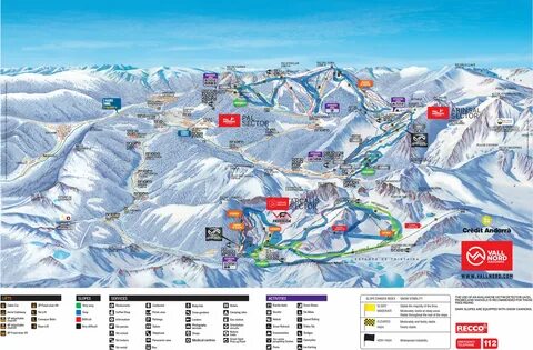 Andorra Ski Map