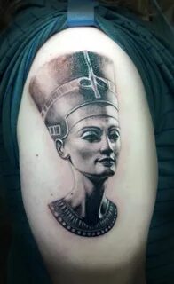 Nefertiti Tattoo . Queen nefertiti tattoo, Nefertiti tattoo,