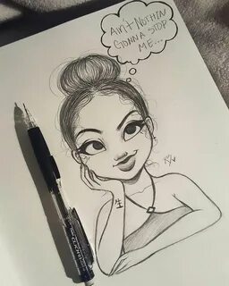 cute and simple drawing from Christina Lorre Mädchen zeichne