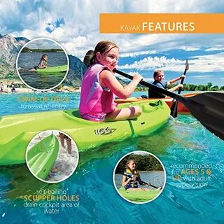 Купить Lifetime Youth Wave Kayak with Paddle в интернет-мага