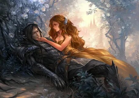 Beauty and the Beast by sandara Fantasy art couples, Hades a