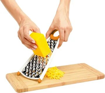 Chefn Dual Grater 2 in 1 Stainless Steel Cheese Grater Apricot.