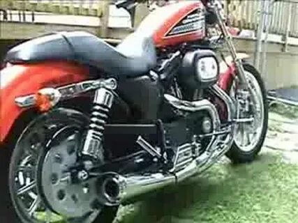 2002 Harley Davidson 883R Screamin Eagle Pro Pipes - YouTube