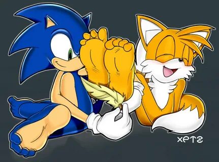 Sonic tickling Tails' feet by xptzstudios -- Fur Affinity do