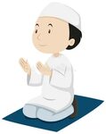 Muslim Man Praying Stock Illustrations - 2,659 Muslim Man Pr