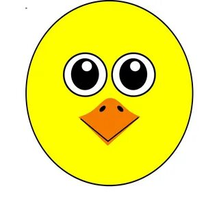 Funny Chick Face Cartoon SVG Clip arts download - Download C