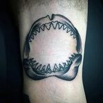 60 Shark Jaw Tattoo Designs For Men - A Bite Of Ink Ideas