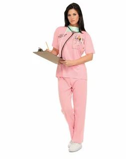 ER Female Nurse Scrubs Adult Womens Costume by Spirit Hallow