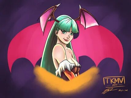 ArtStation - Morrigan Aensland Fan Art