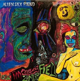 Alien Sex Fiend - Now I'm Feeling Zombiefied (1990, Vinyl) -