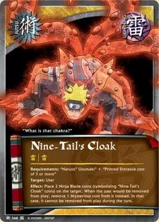 Naruto Shippuden Nine Tails Cloak - Naruto Shipuuden Artwork