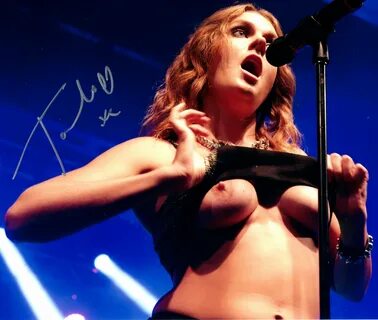 Showing boobs on stage