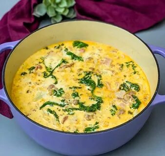 Easy, Keto Low-Carb Zuppa Toscana Soup is the best Olive Gar