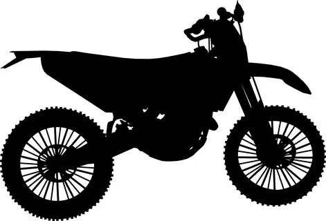 Download Silhouette Of A Bike - Ktm Dirt Bike Silhouette - C