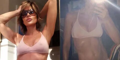 Lisa Rinna, 56, Stripped Down to Undies for Breast Cancer Aw