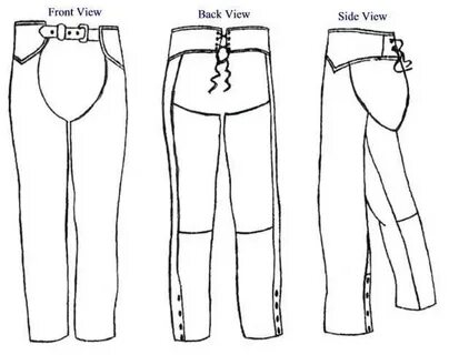 Custom Fit Leather Chaps Pattern Instructions Etsy