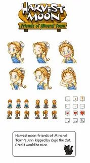 Ann Sprites from Friends of Mineral Town Harvest moon, Harve